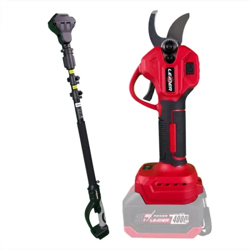 Акумуляторний секатор LEADER Lite BL20-25D + Телескопічний подовжувач M1 LEADER