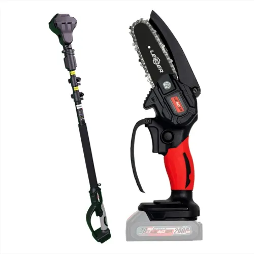 Акумуляторна міні-пила LEADER Lite BL20-4S + Телескопічний подовжувач M1 LEADER