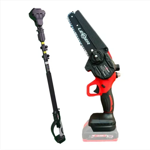 Акумуляторна міні-пила LEADER Ultra BL20-6S + Телескопічний подовжувач M1 LEADER